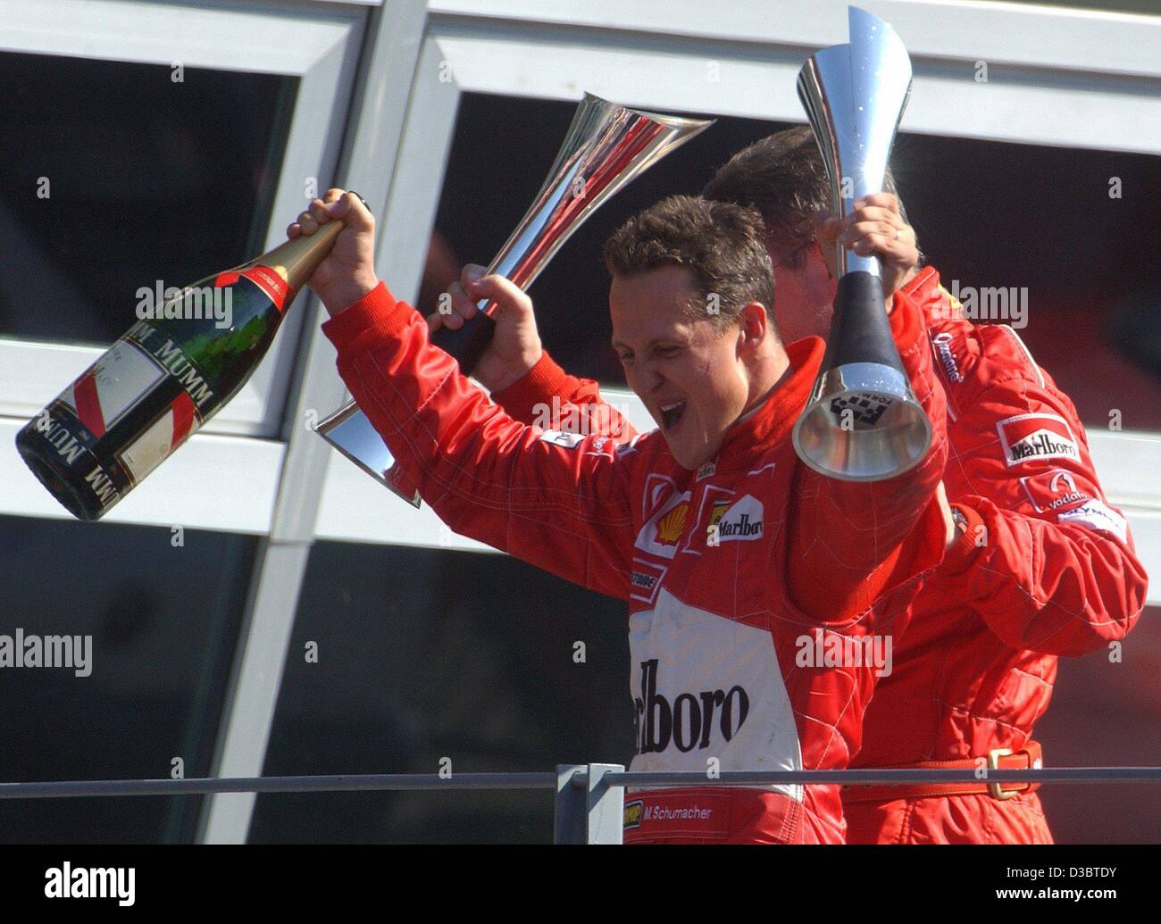 Michael schumacher in ferrari 2003 hi-res stock photography and images