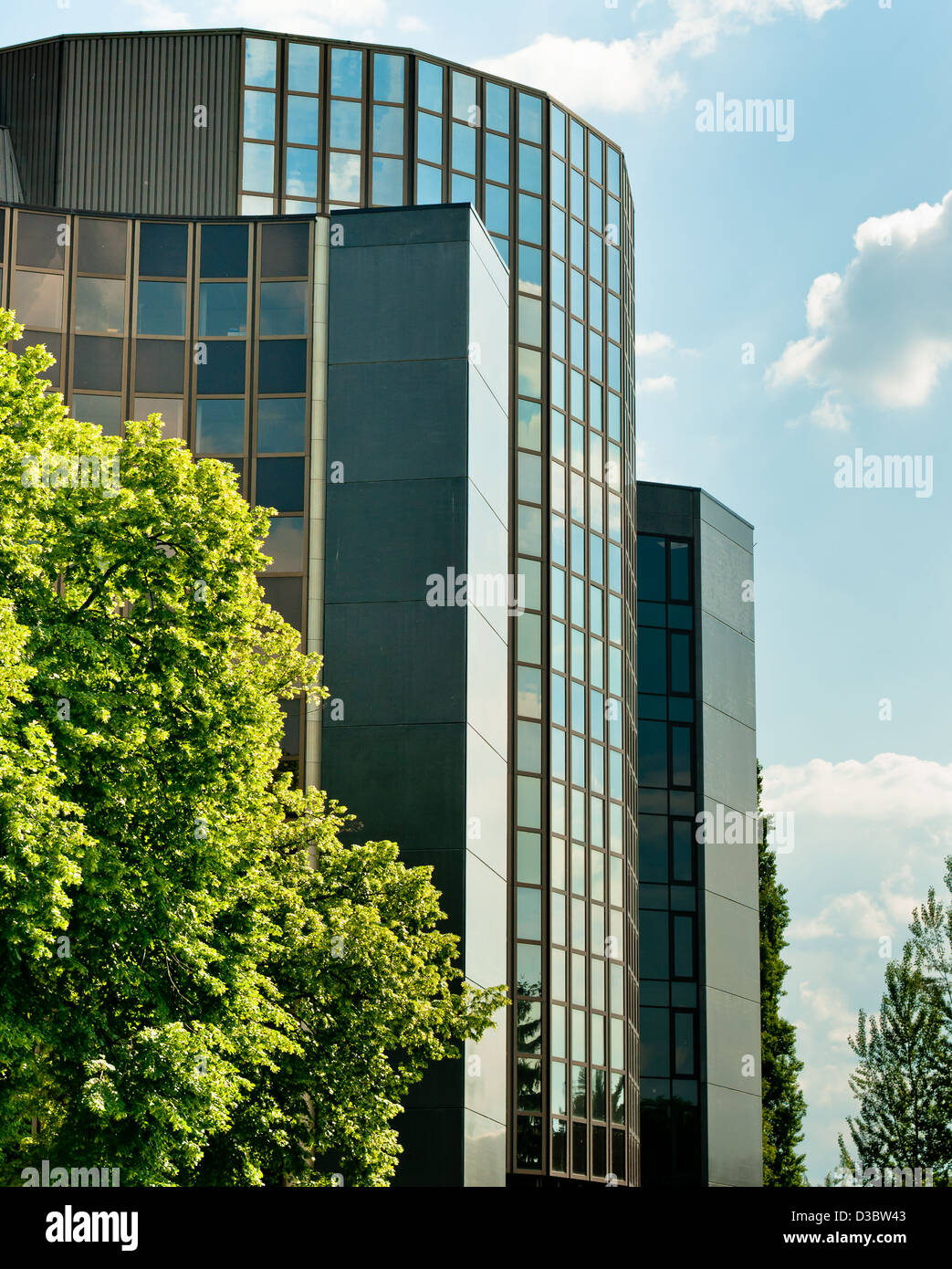 Contemporary, Front View, Skyscraper, Building Exterior, Travel