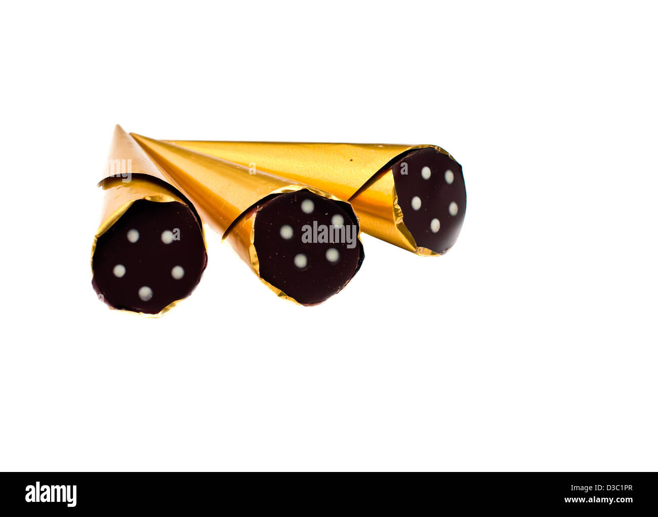 arrow, brown, candy, chocolate candy, cognac, cone, coneshaped, double