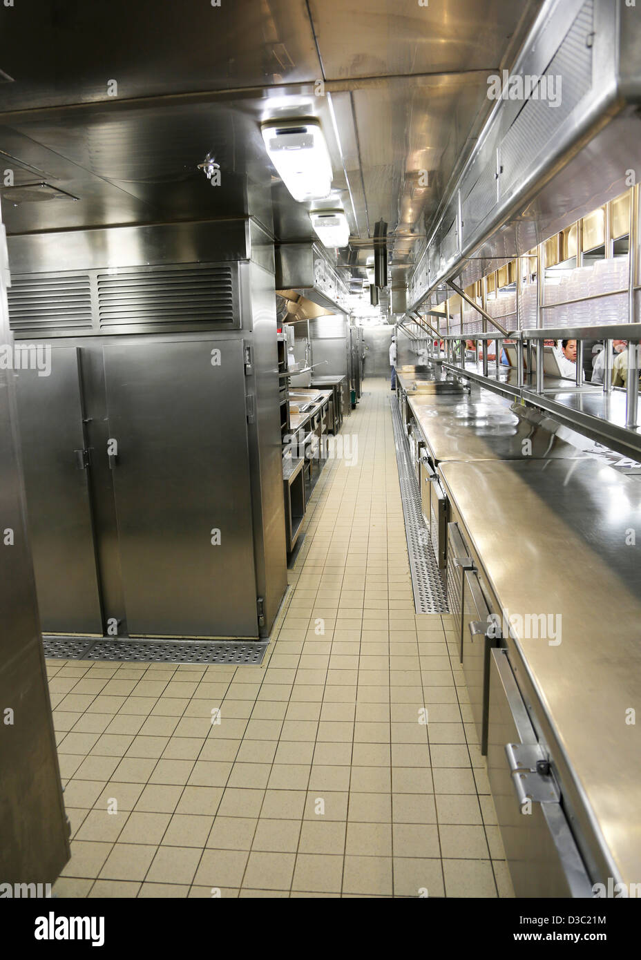 CATERING KITCHEN Stock Photo