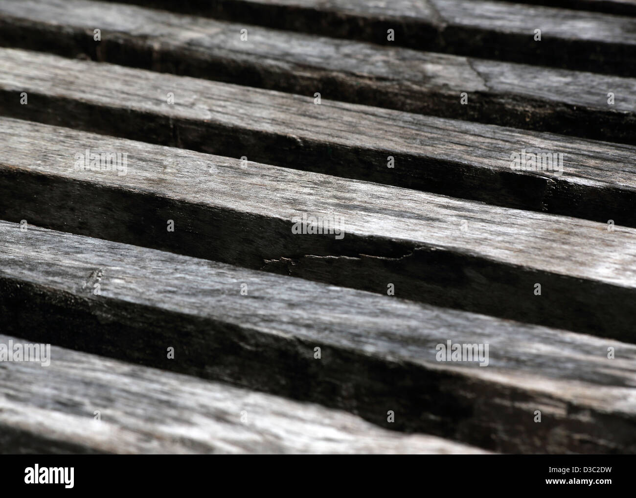 DISTRESSED WOOD BACKGROUND Stock Photo