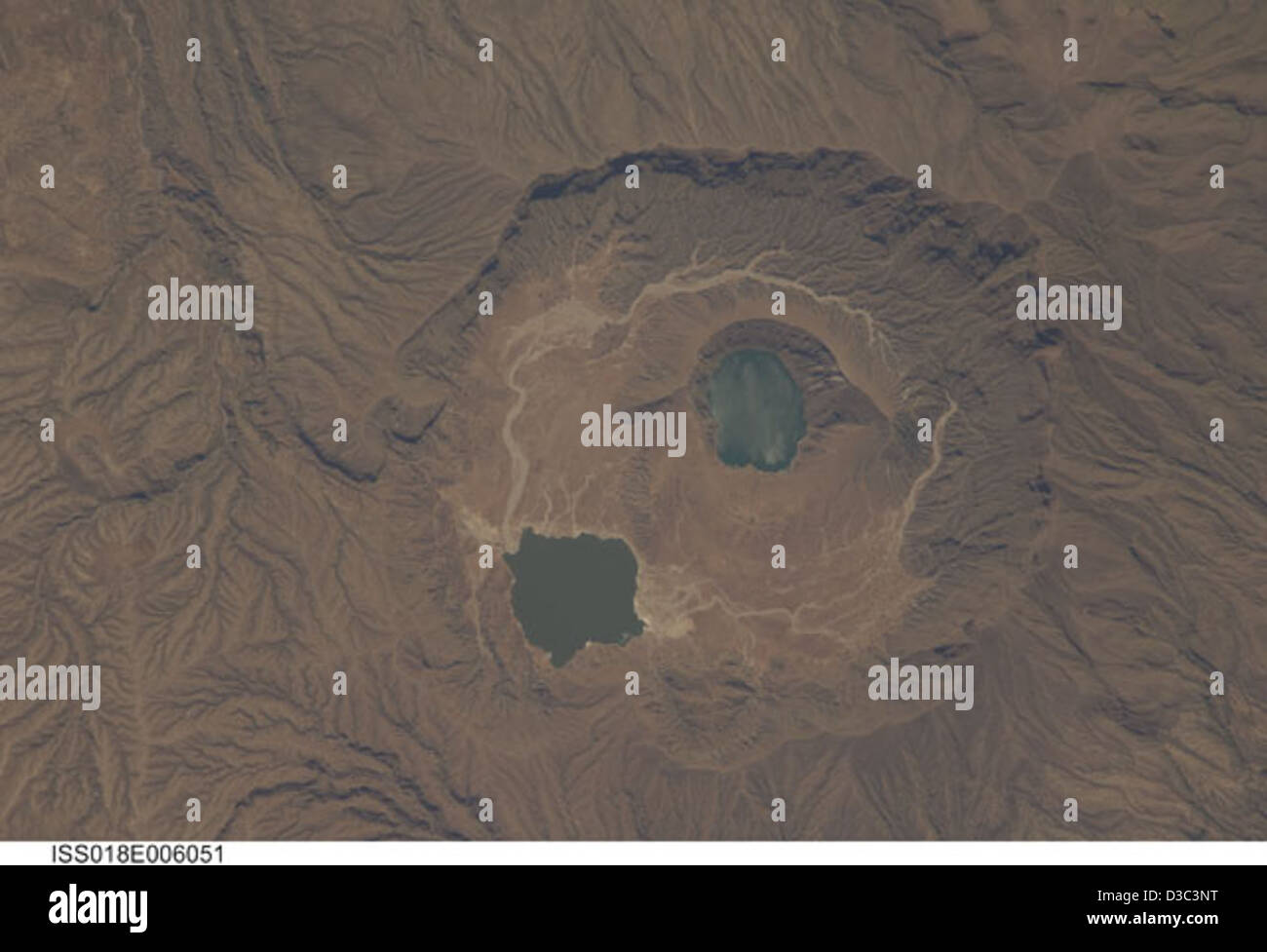 Deriba Caldera Sudan Nasa International Space Station Science 10 29 08 Stock Photo Alamy