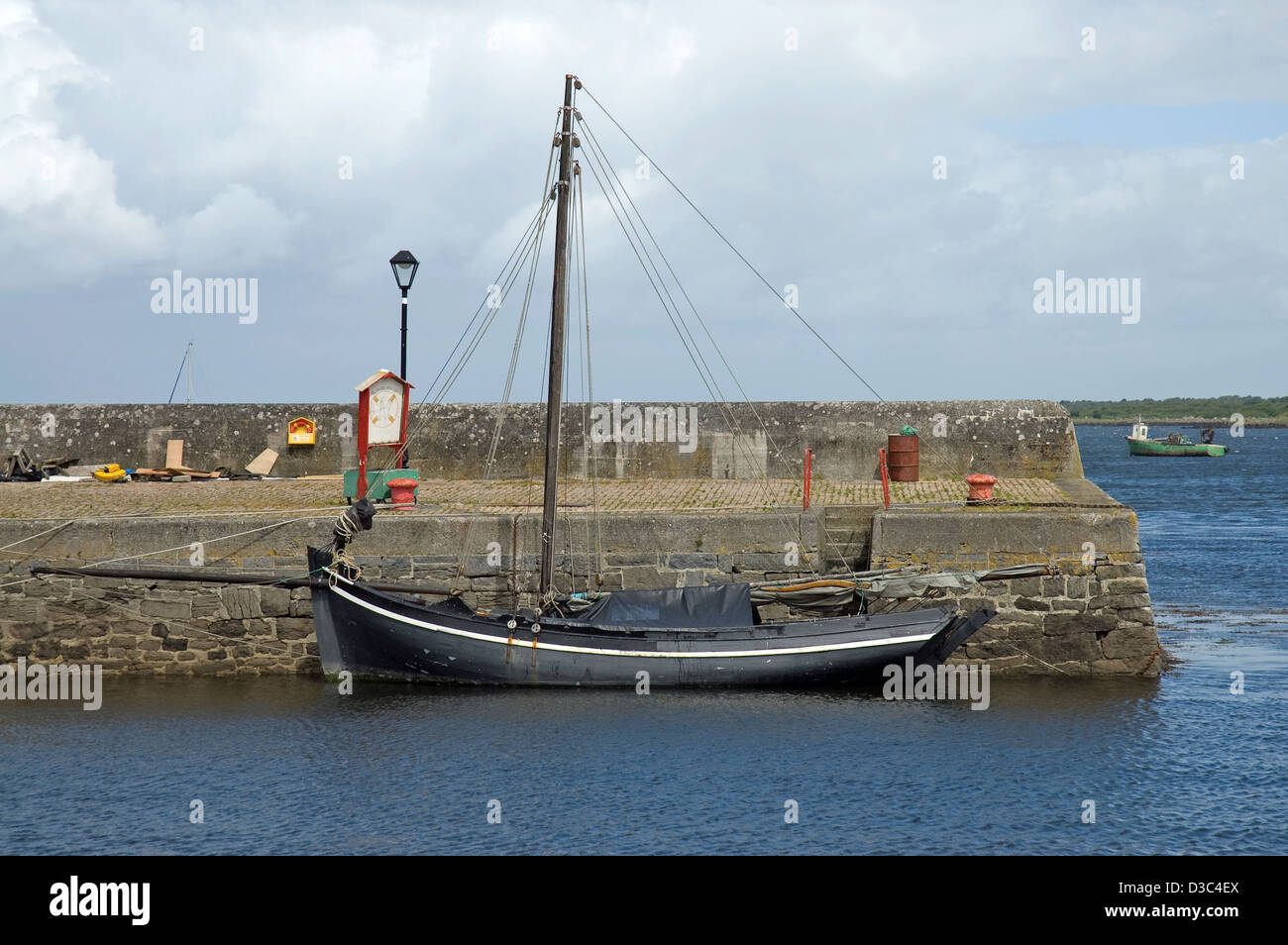 Galway Hooker, Kinvara, Harbour, Co Galway, Ireland Stock Photo