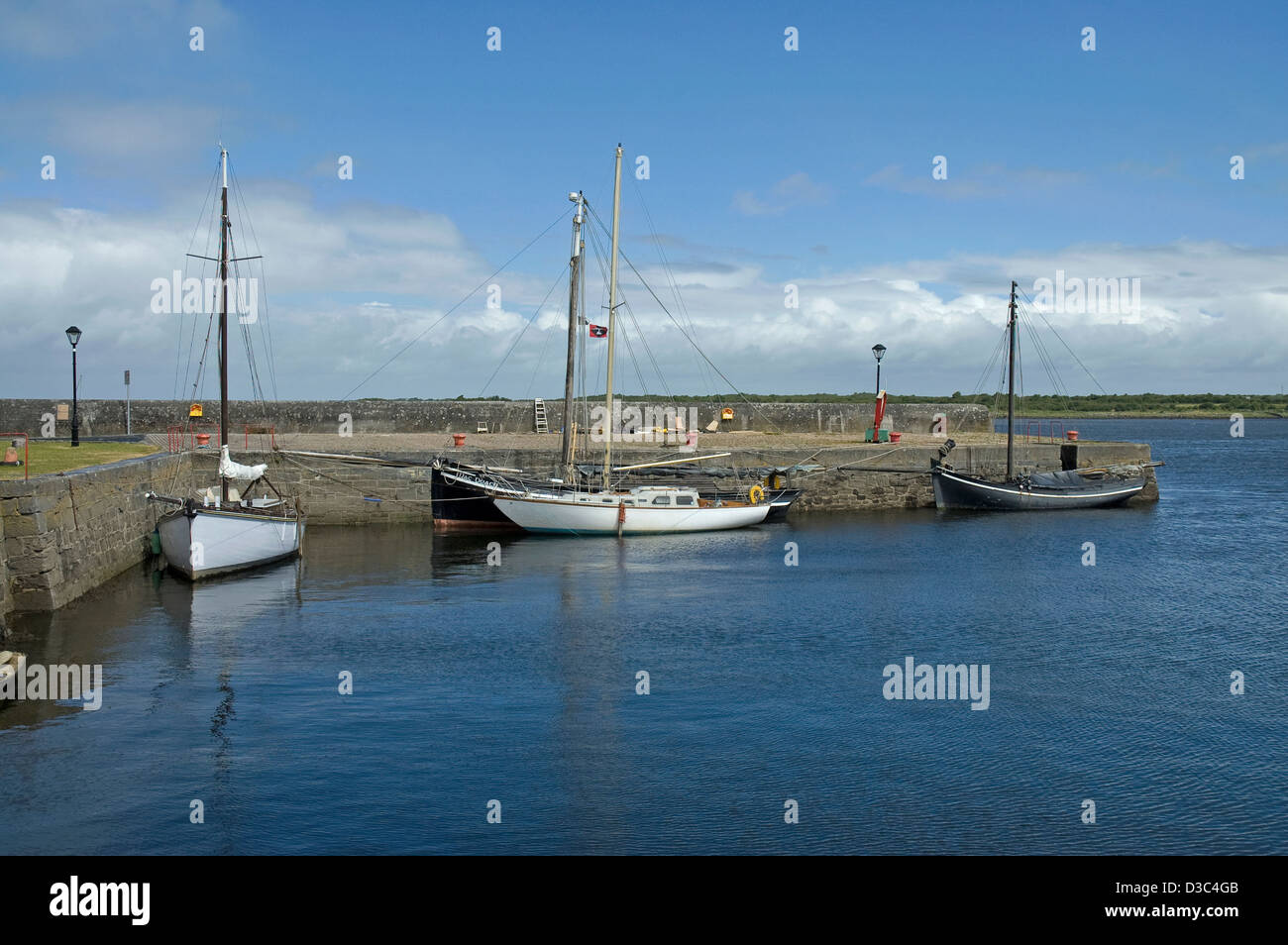 Kinvara, Harbour, Co Galway, Ireland Stock Photo