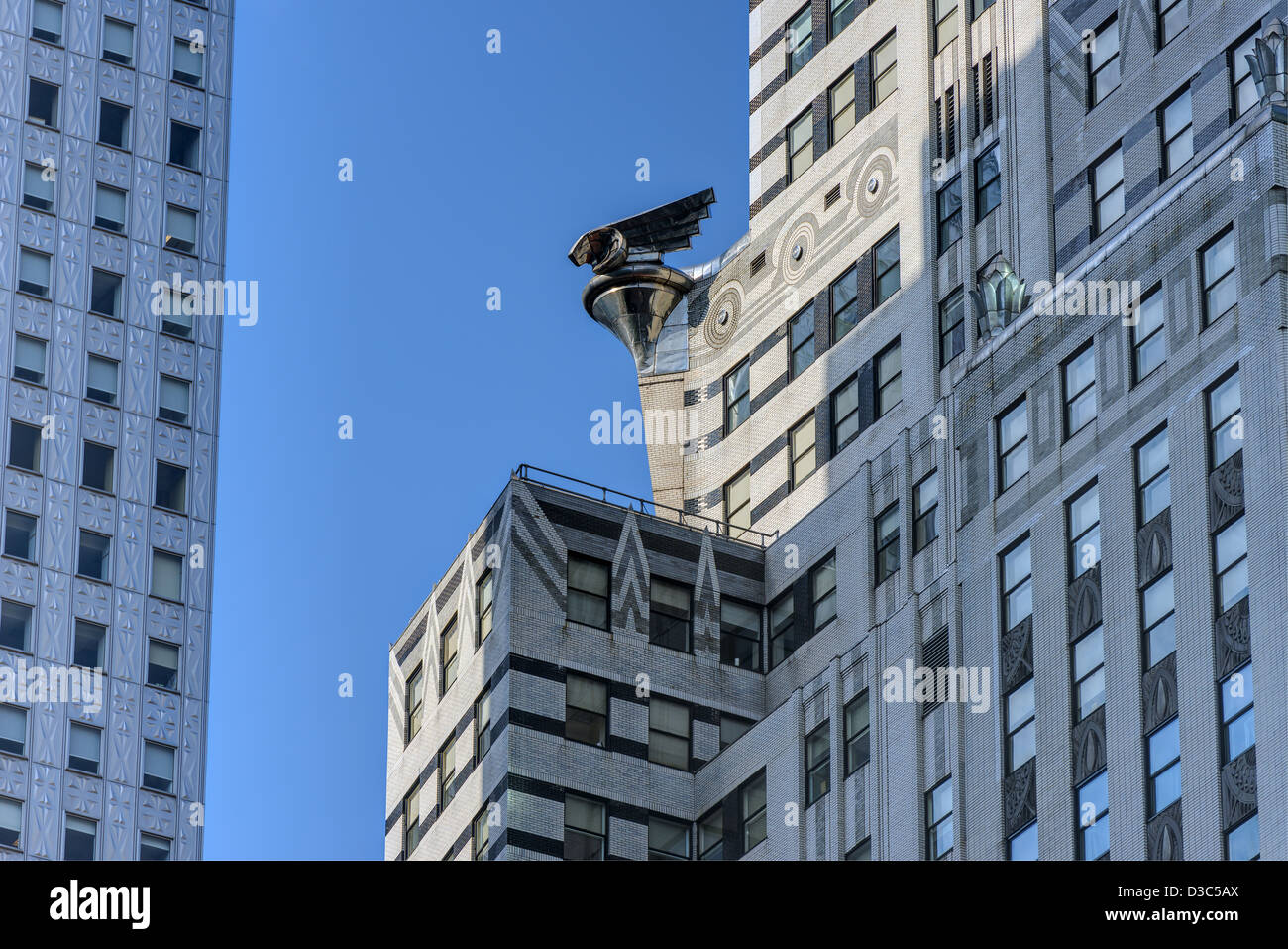 Detail Of Chrysler Building Mid Town Manhattan New York City Stock Photo