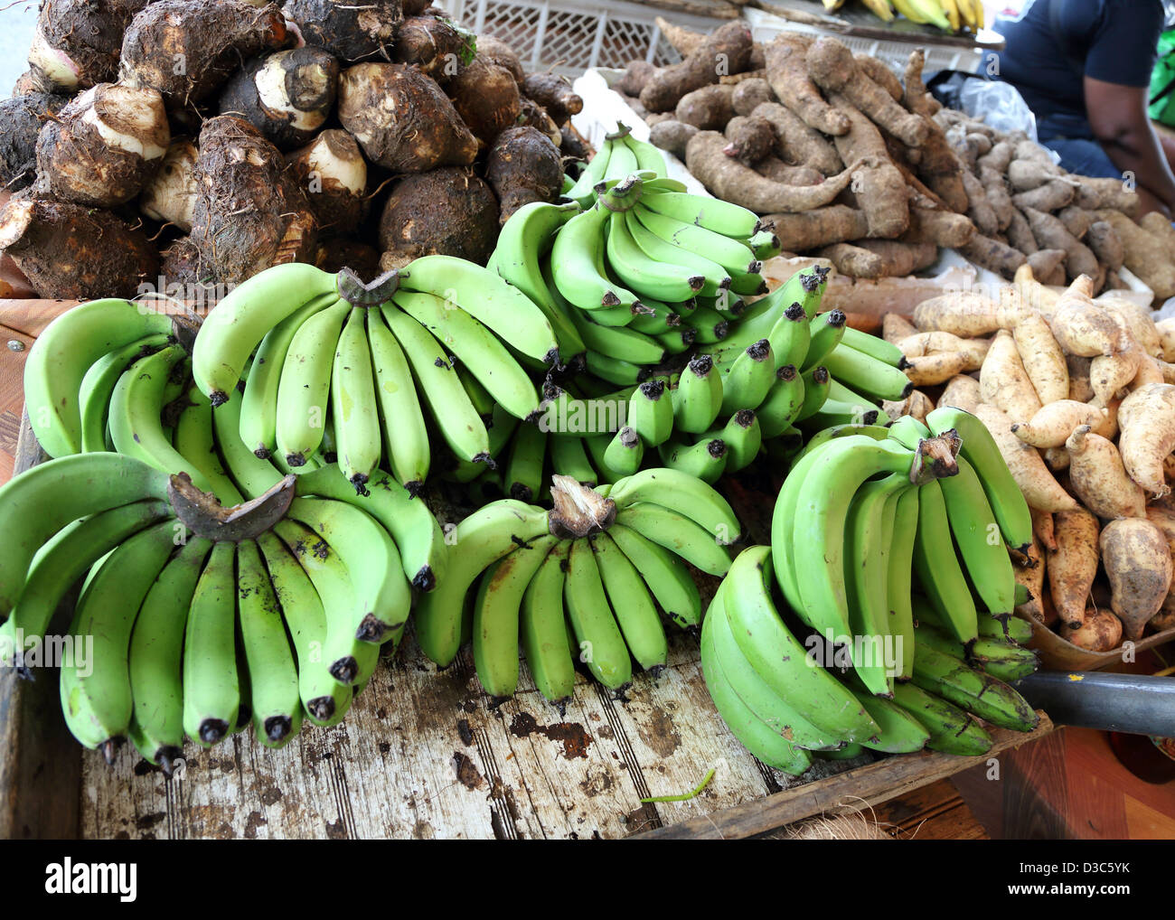 CARIBBEAN FRUIT AND VEGETABLE MARKET,DOMINICA Stock Photo Alamy
