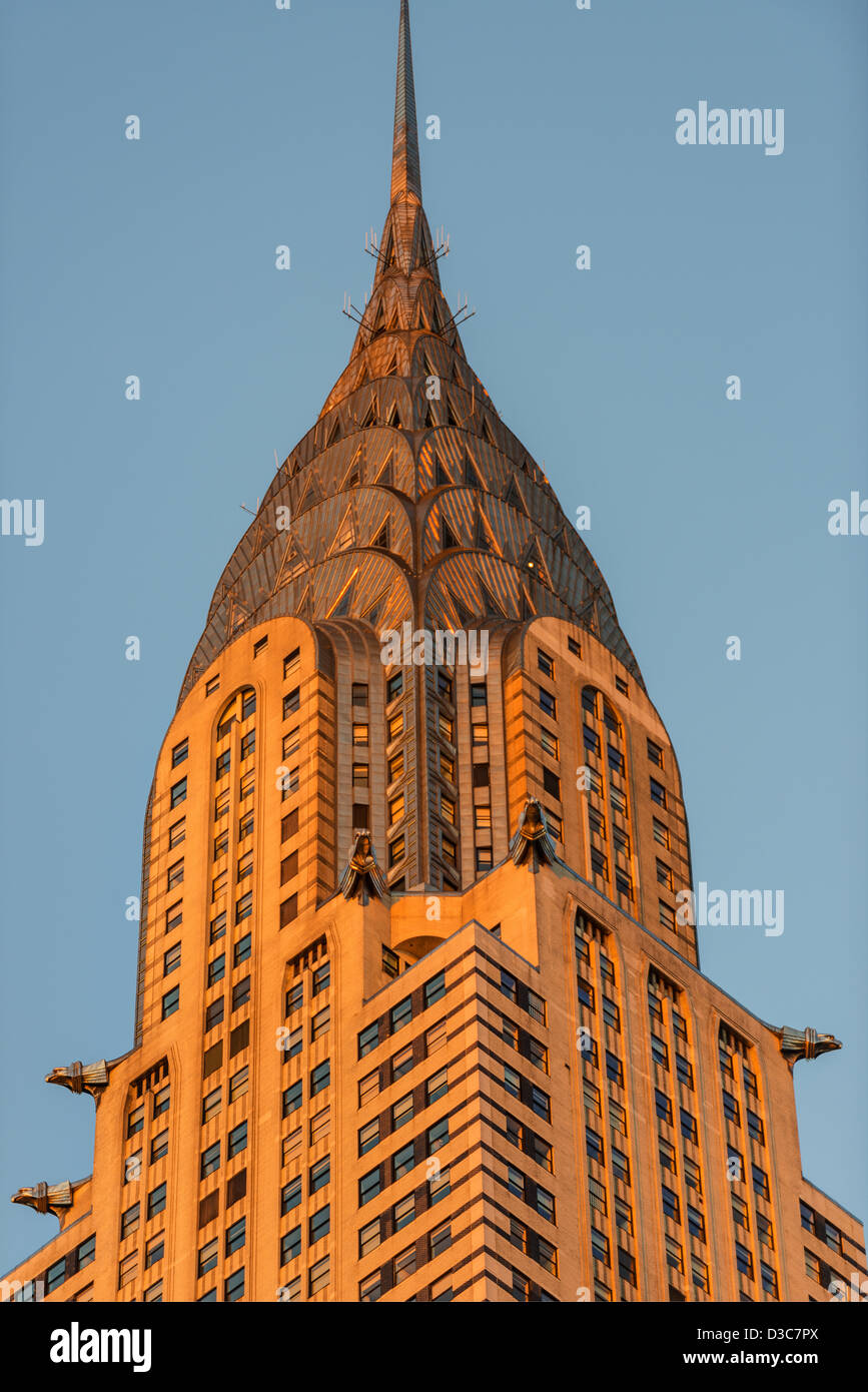 Detail Of Chysler Building, Manhattan, New York City Stock Photo