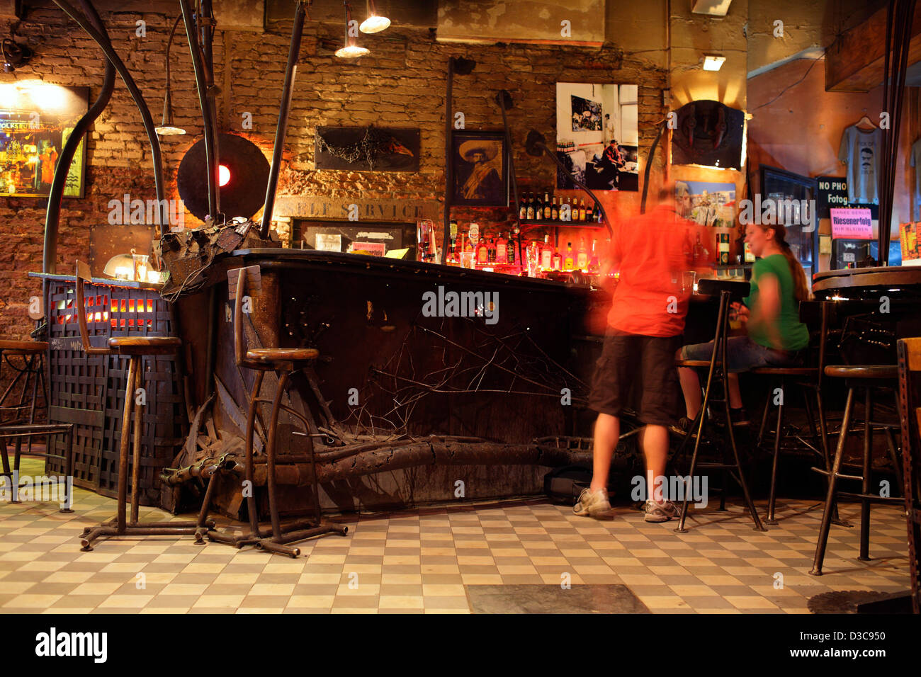 Berlin, Germany, Zapata pub at the Kunsthaus Tacheles Stock Photo