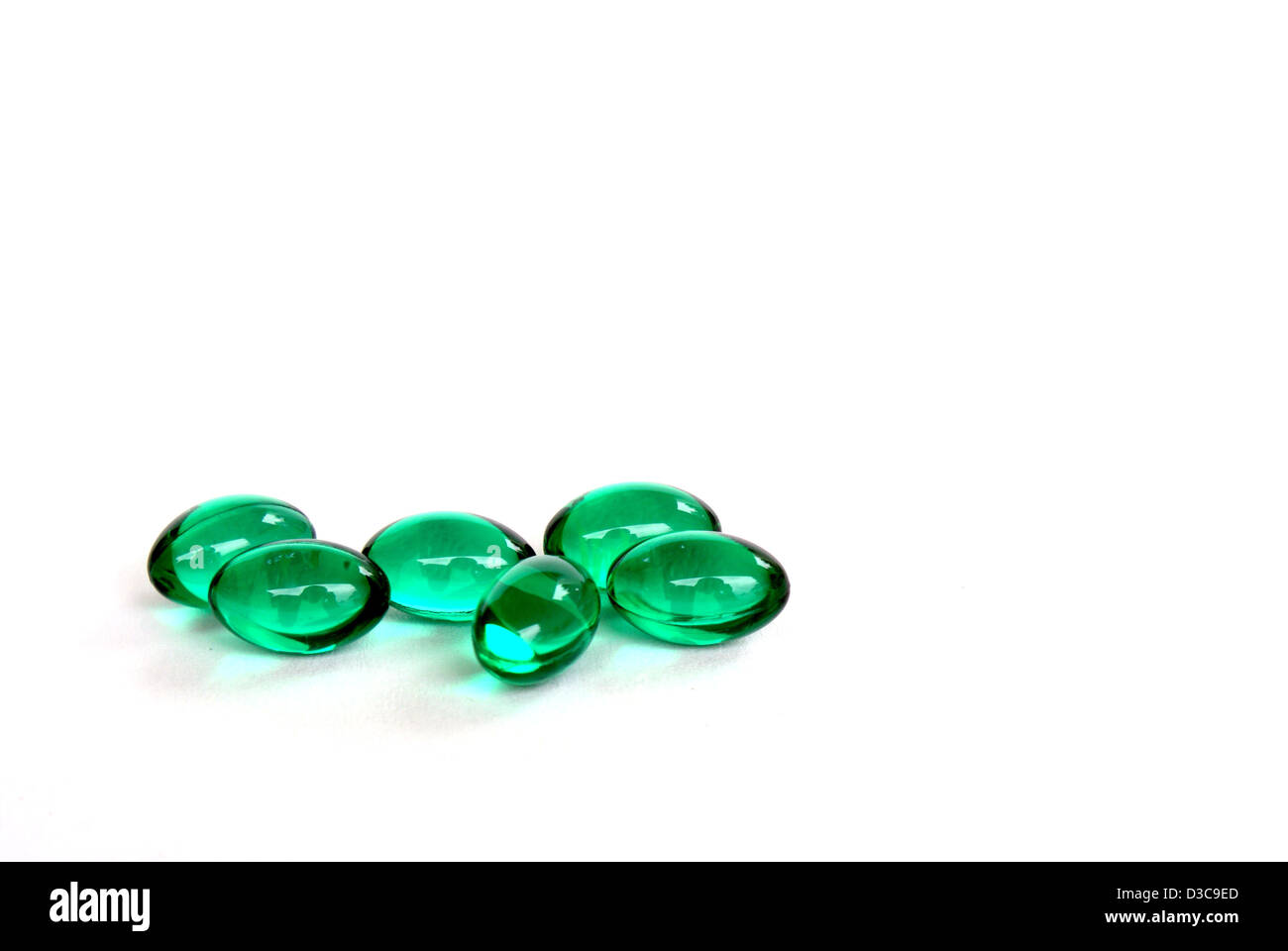 Green Gel Capsule Stock Photo Alamy