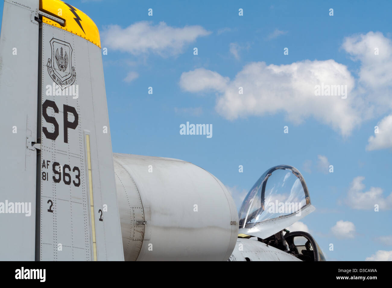 US Air Force A-10 Thunderbolt Stock Photo