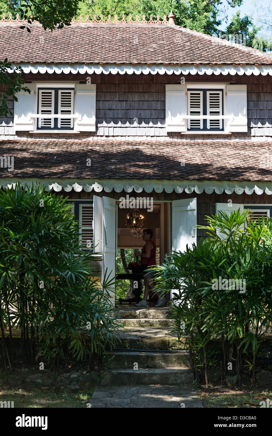 Habitation Clement, Le Francois, Martinique Island, Lesser Antilles,  Caribbean Sea, France Stock Photo