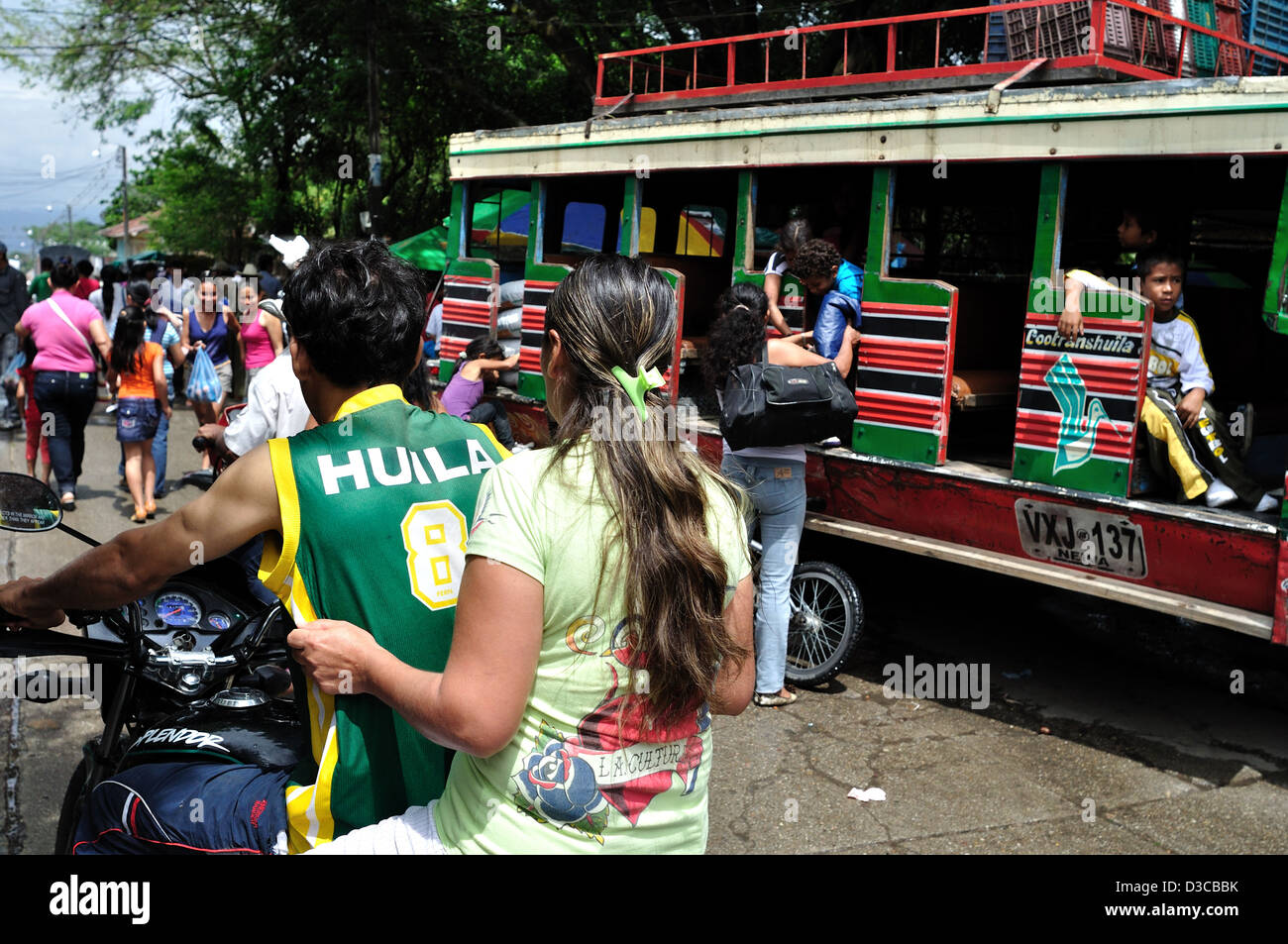 Market in RIVERA . Department of Huila. COLOMBIA Stock Photo