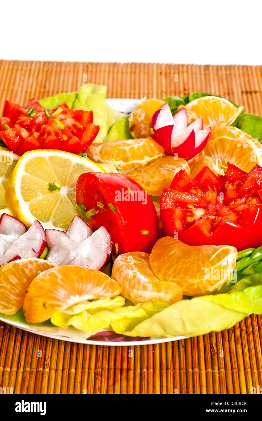 Mix vegetables and fruit for your breakfast Stock Photo Alamy