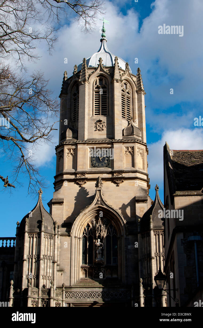 The Tom Tower, Christ Church College, Oxford, UK Stock Photo
