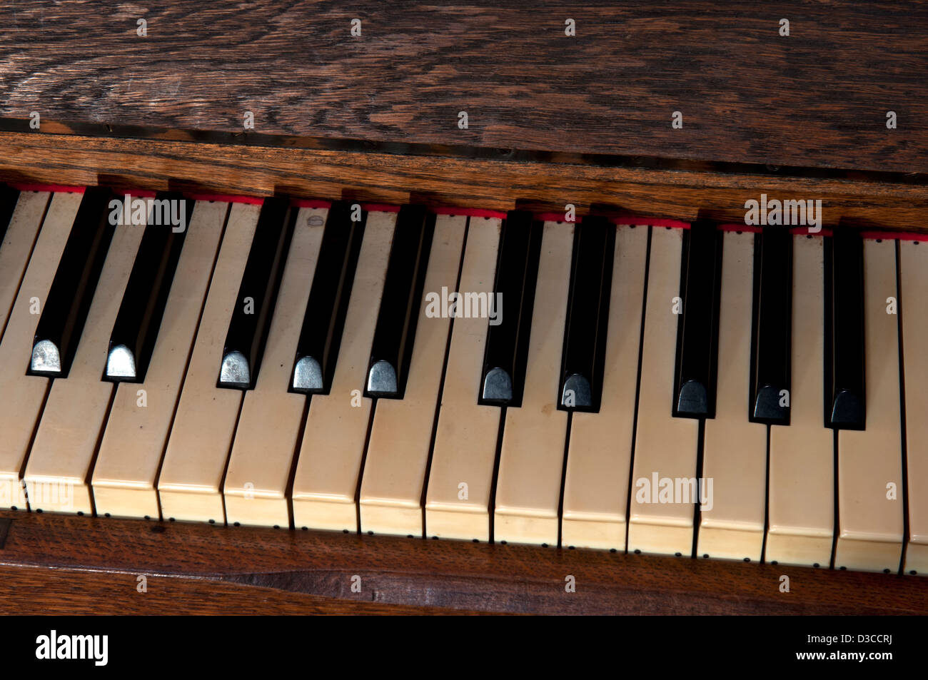 Upright piano keyboard Stock Photo - Alamy