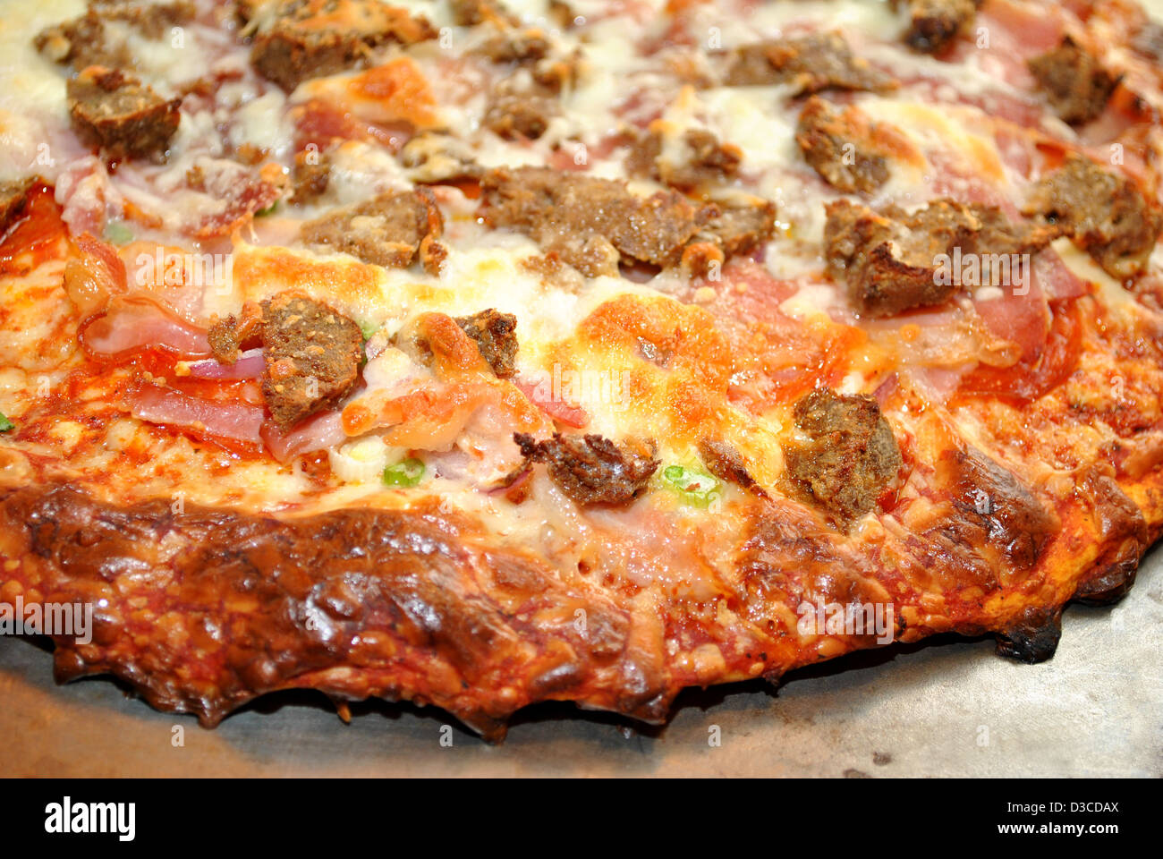 Meaty pizza hires stock photography and images Alamy