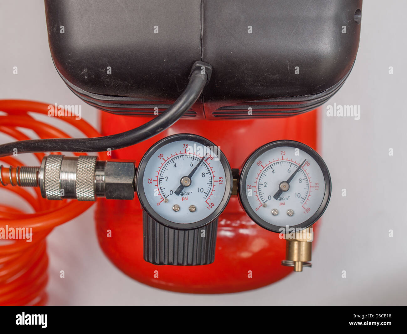 Air Compressor Stock Photo