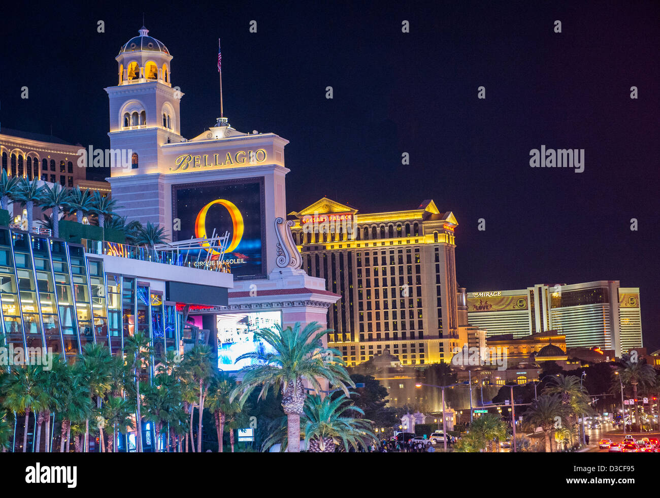 View of the strip in Las Vegas Stock Photo - Alamy