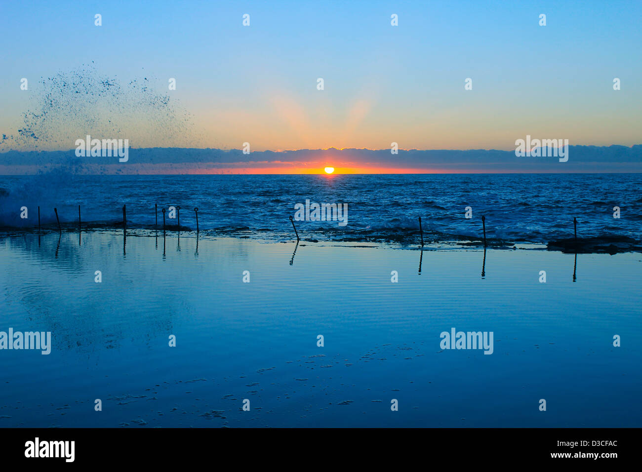 Bogey Hole Newcastle NSW Australia Stock Photo