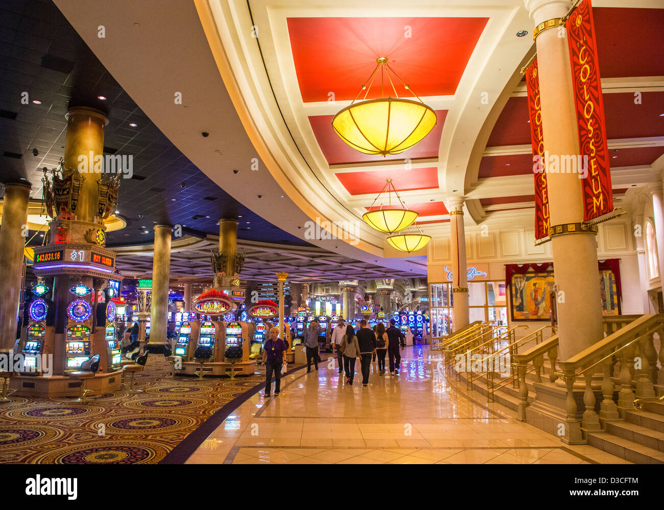 The Caesars Palace casino in Las Vegas Stock Photo - Alamy