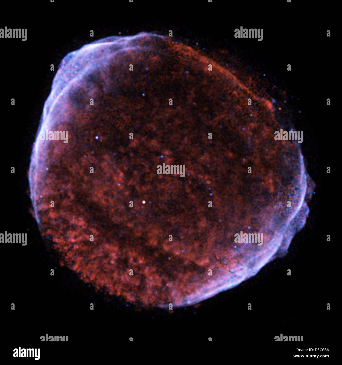 SN 1006: Hot Remains of a 1000 Year-Old Supernova (NASA, Chandra, 12/15/05) Stock Photo