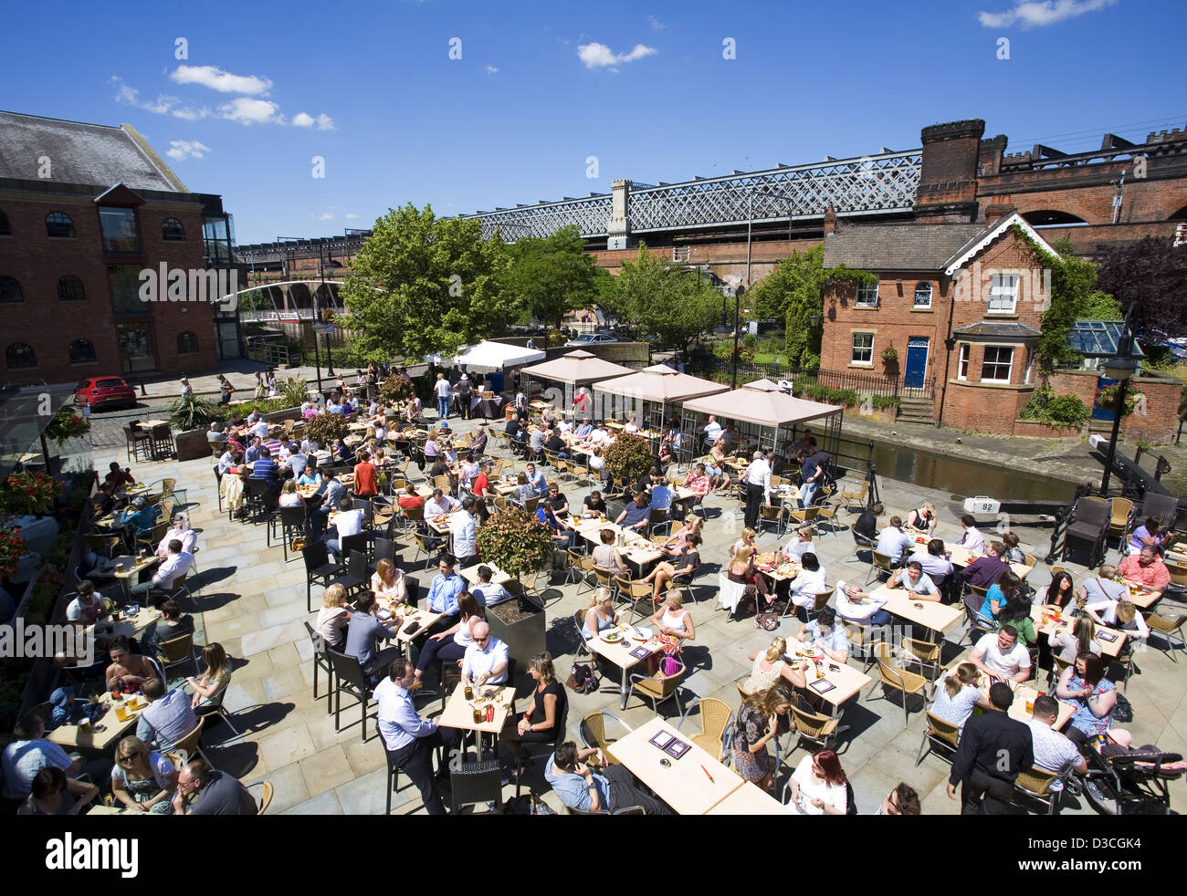 Dukes 92 Bar, Castlefield, Manchester, Uk, Europe Stock Photo