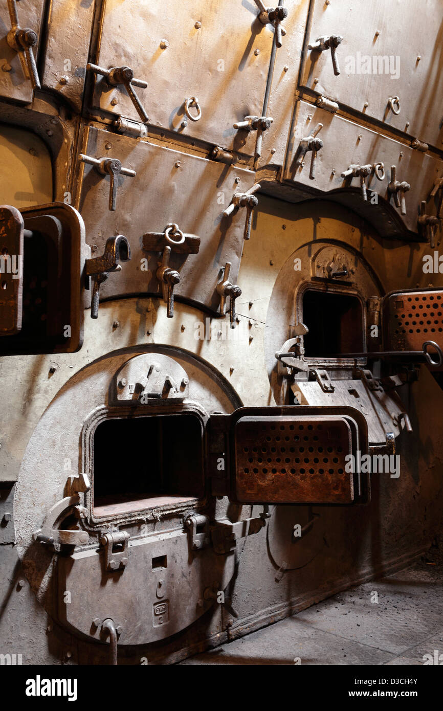 Hamburg, Germany, on the ship boiler steam icebreaker Stettin Stock Photo