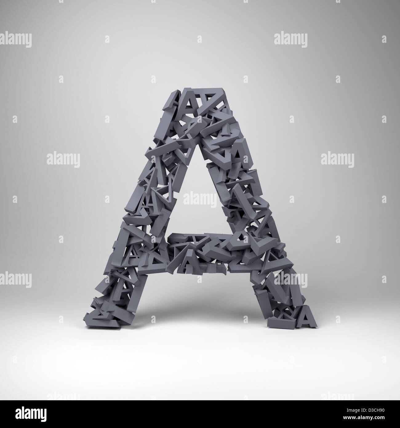 Letter A Stock Photo