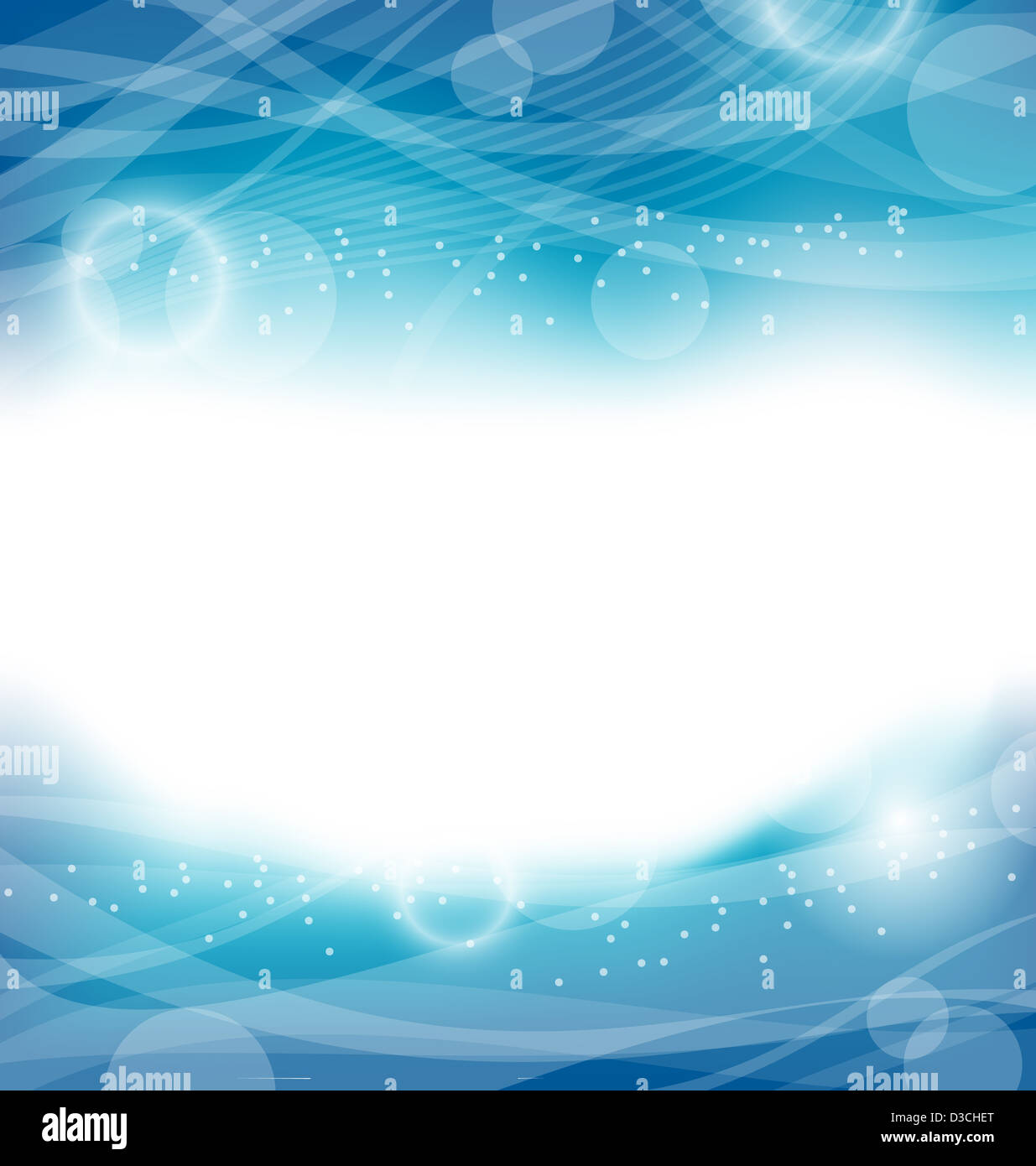 Illustration abstract blue wavy background, design template - vector ...