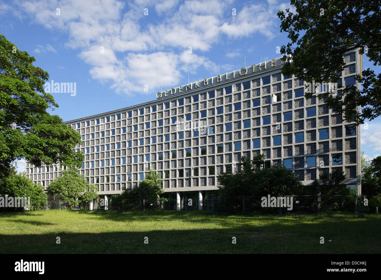 Berlin, Germany, at the American Memorial Library Bluecherplatz Stock