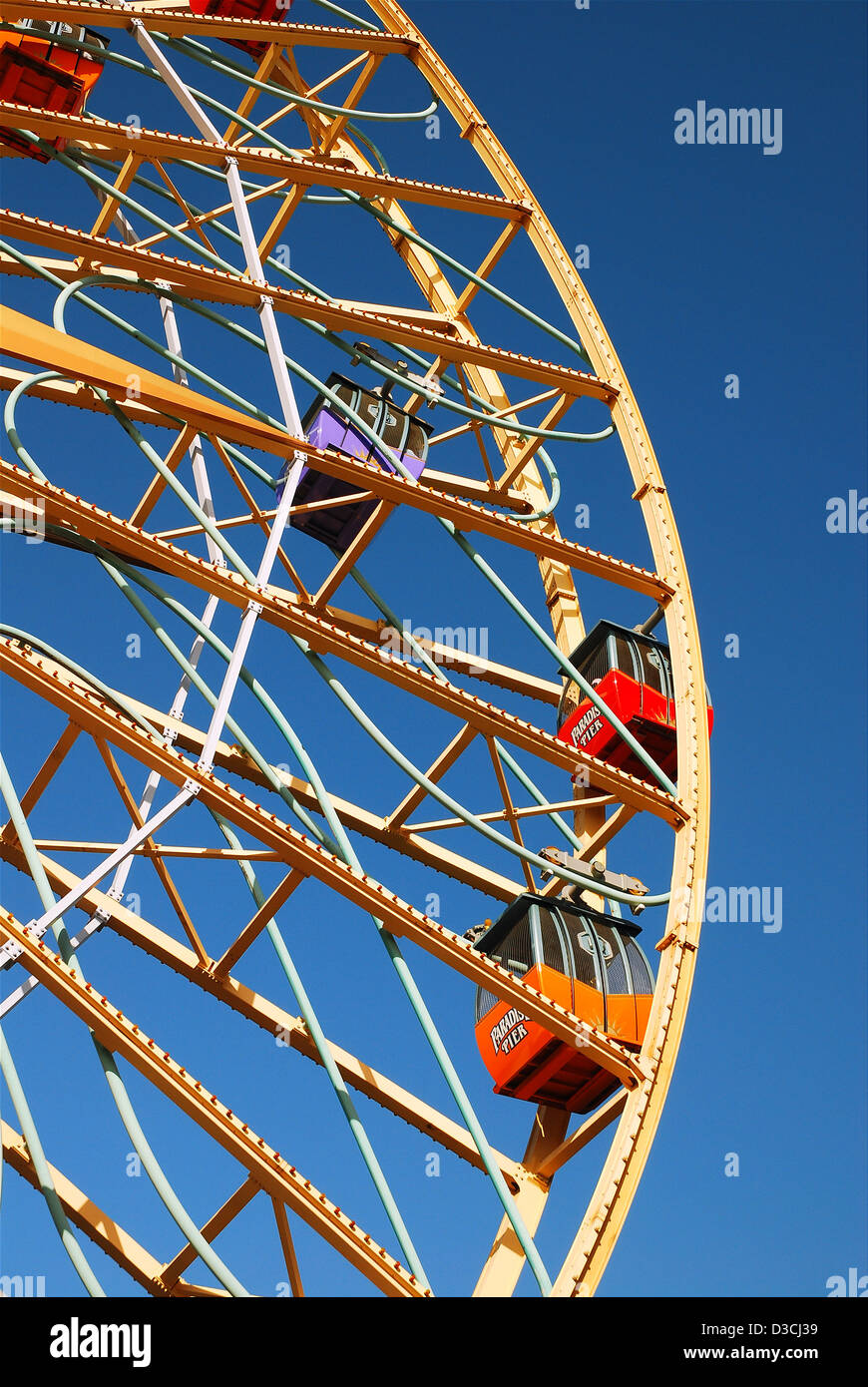 The Ferris Wheel also known as Mickey's Fun Wheel, in Disney's California Adventure Stock Photo