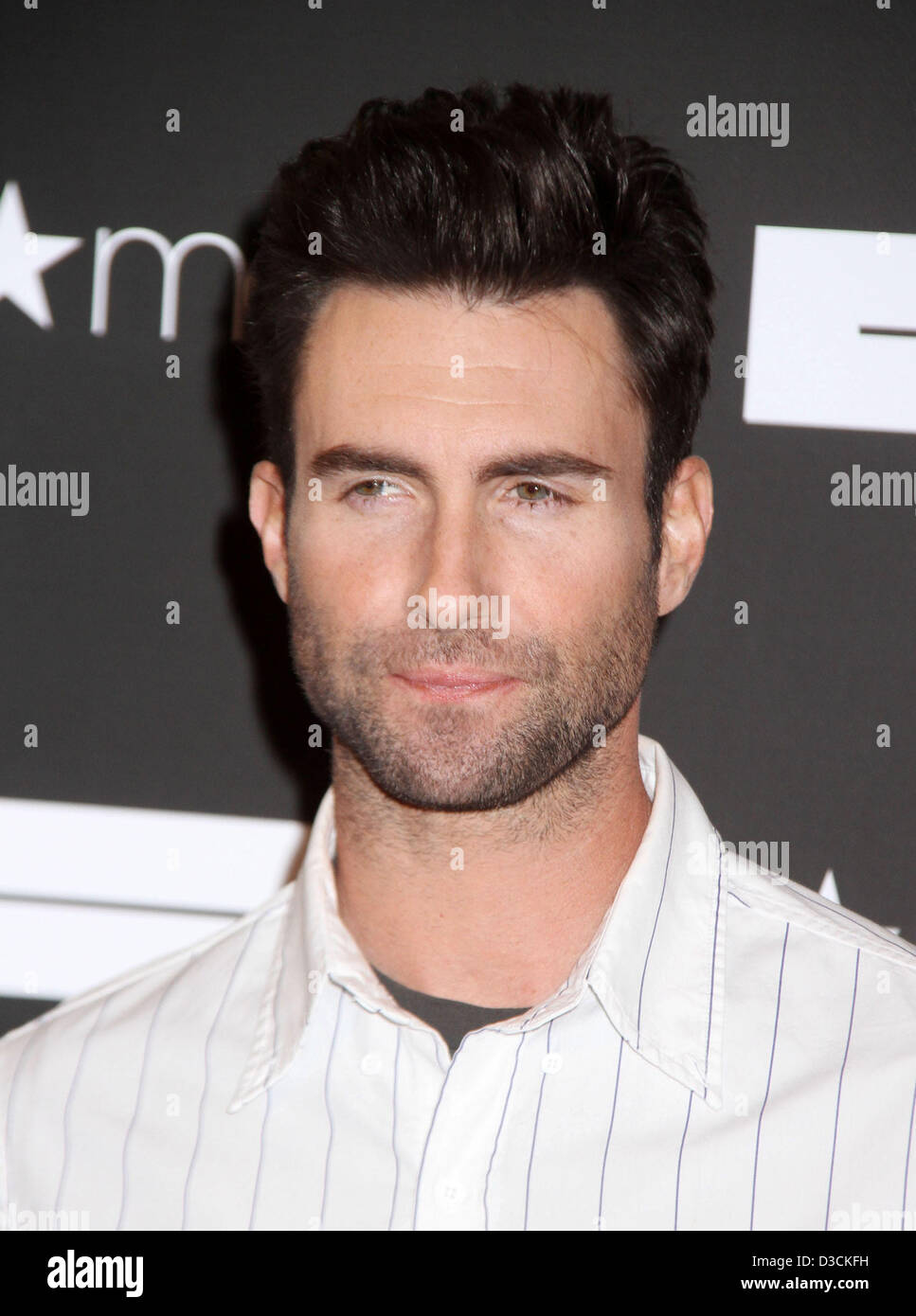New York, U.S. Feb. 15, 2013. Actor, singer for Maroon 5, ADAM LEVINE ...