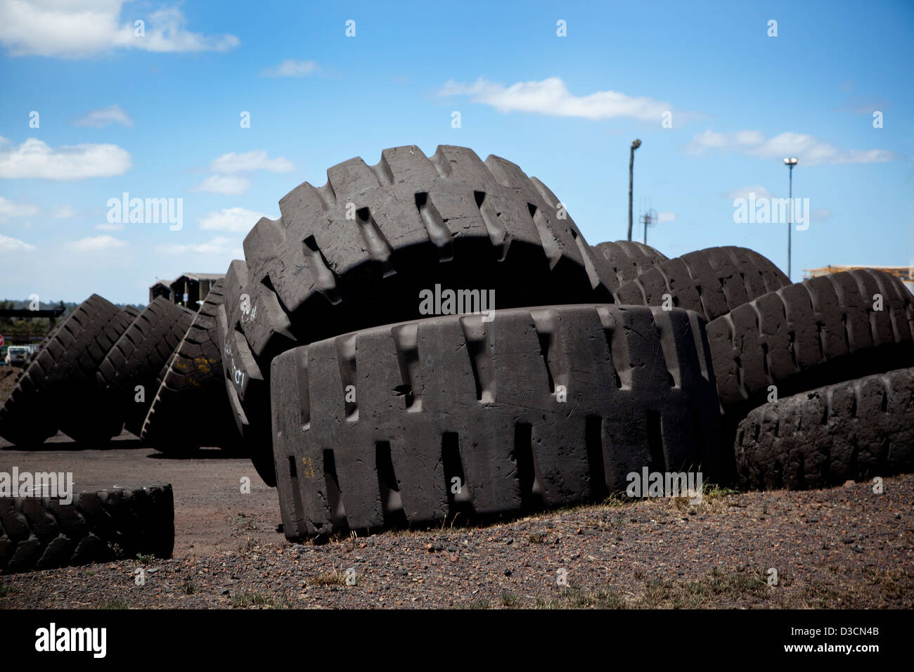 Mining truck tyres Stock Photo - Alamy