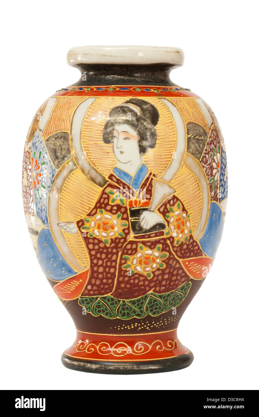 Oriental Ceramic Vase Stock Photo