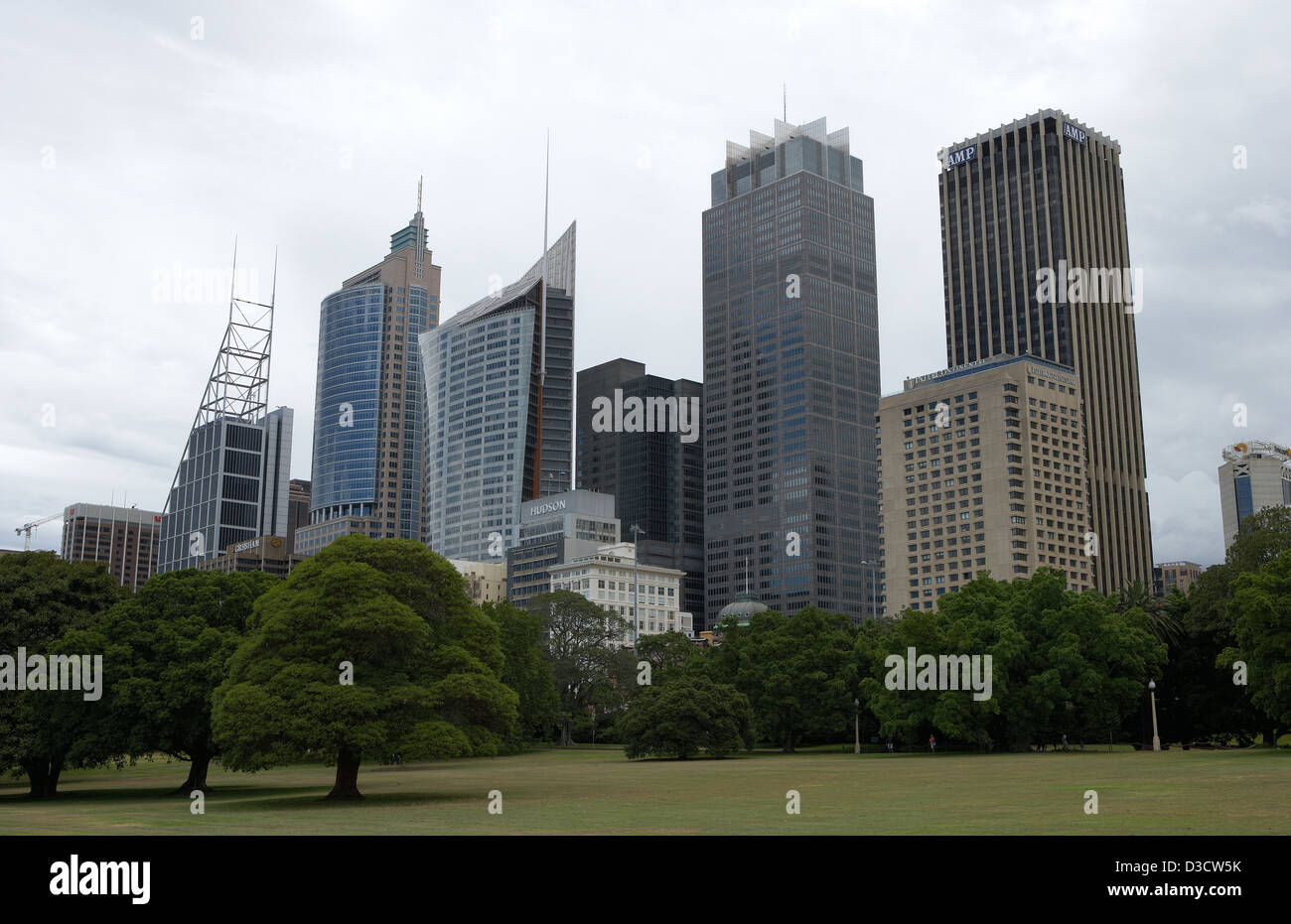 Sydney, Australia, skyscrapers of banks and insurance companies in the CBD Stock Photo