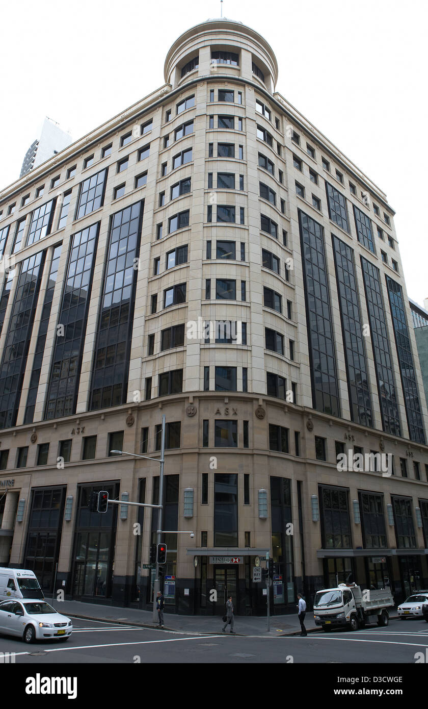 Sydney, Australia, ASX Exchange Centre Stock Photo Alamy