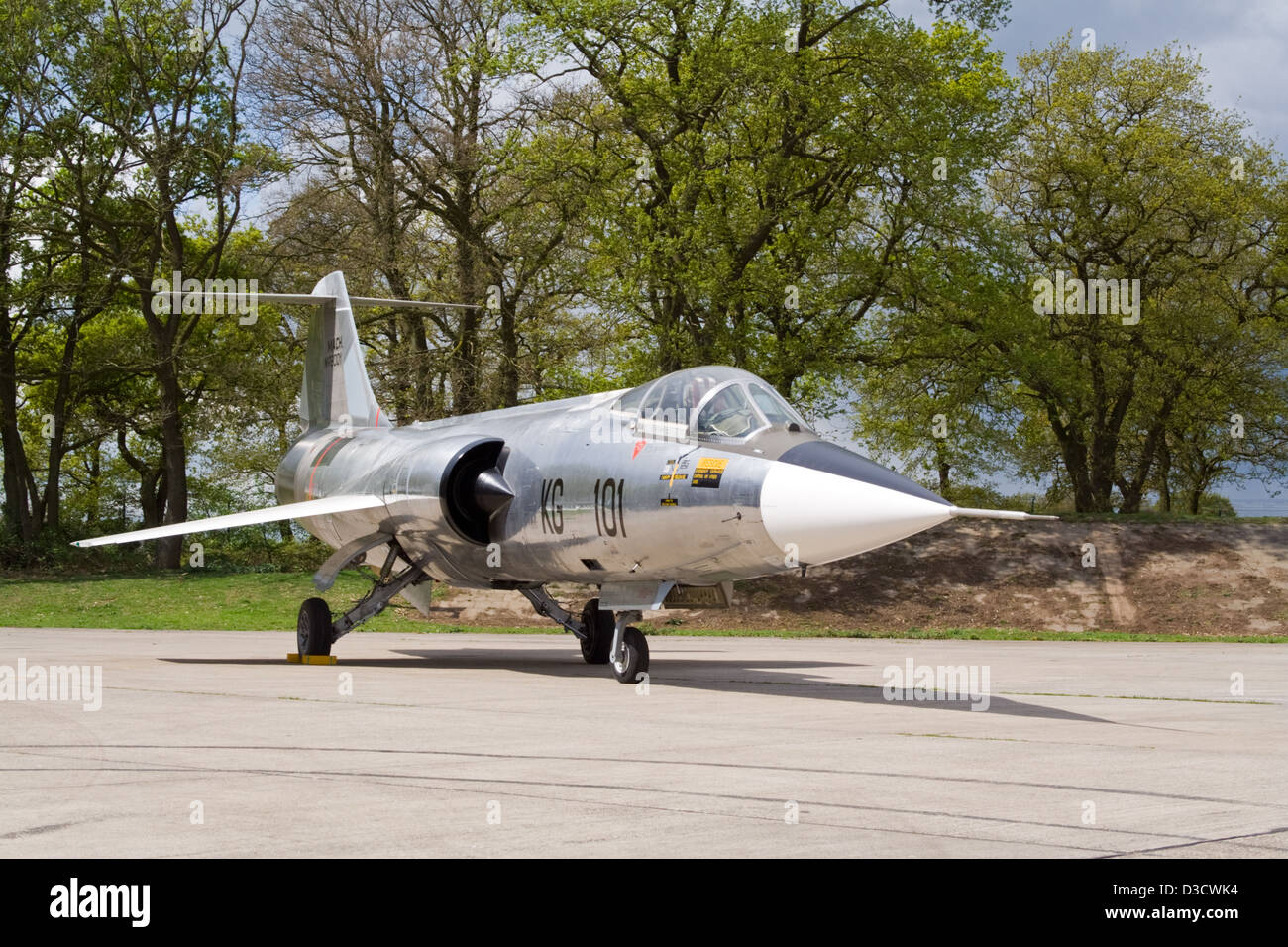 German Air Force F-104 Starfighter Stock Photo