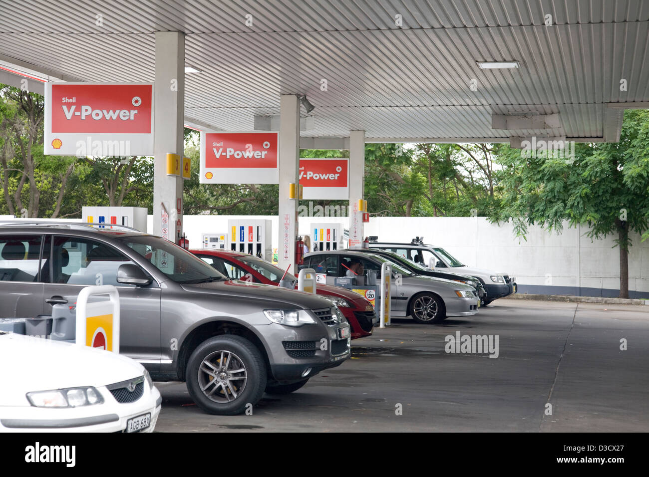 shell petrol station in sydney Stock Photo Alamy