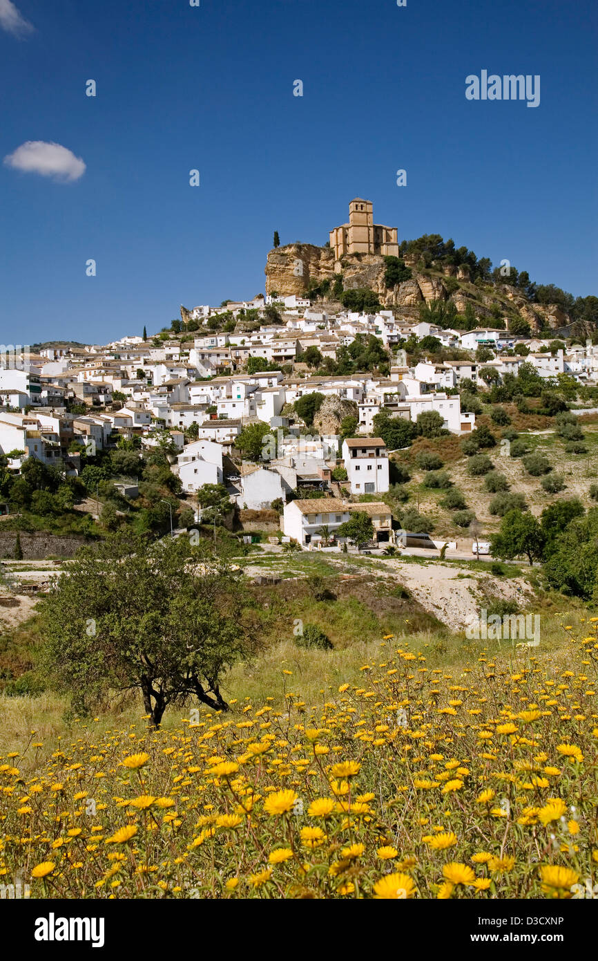 Fortress Castle Montefrio village Granada Andalusia Spain Stock Photo