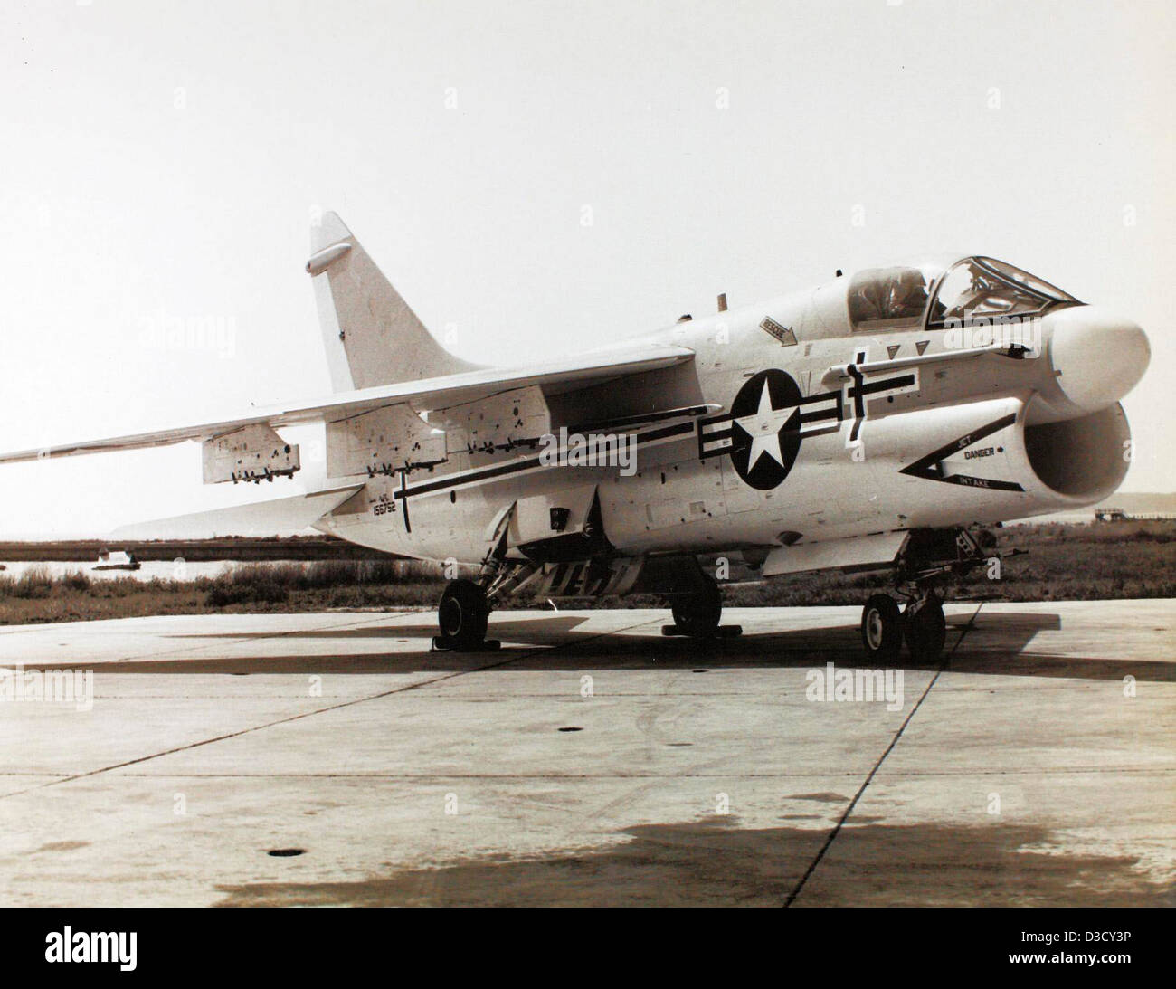 The LTV A-7C Corsair II, shown in this image from the Charles M ...