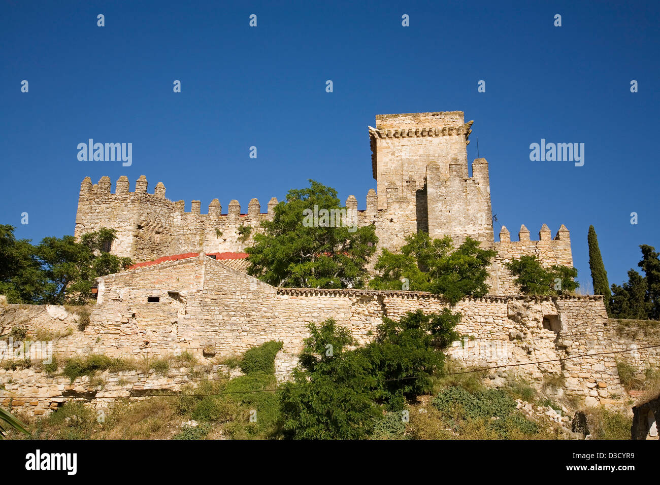 Espejo castle Cordoba Andalusia Spain Stock Photo