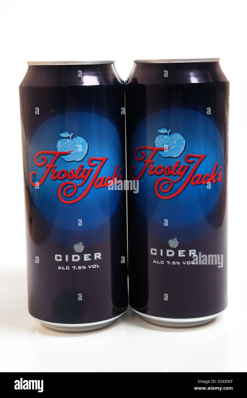 Frosty Jacks Cider Stock Photo Alamy