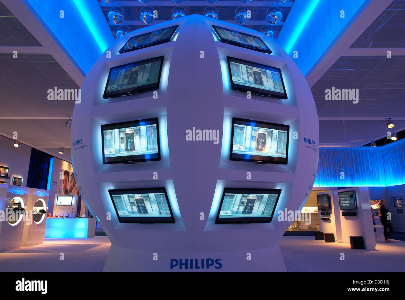 Berlin, Germany, flat screens made by Philips at IFA 2010 Stock Photo -  Alamy