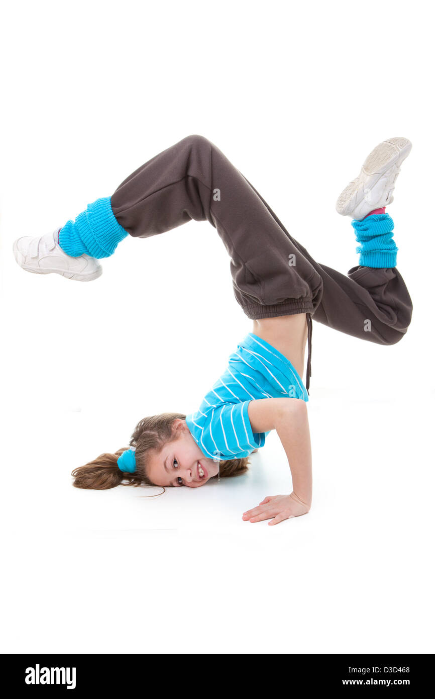 break street or funky hip hop dancer Stock Photo