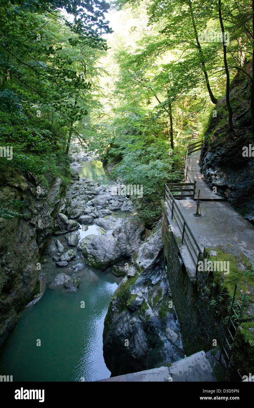 Dornbirn Austria The Rappenlochschlucht Stock Photo Alamy