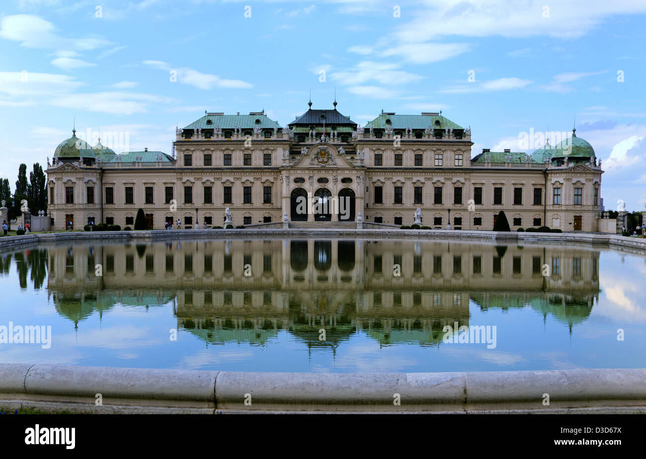Vienna, Austria, Belvedere Palace Stock Photo