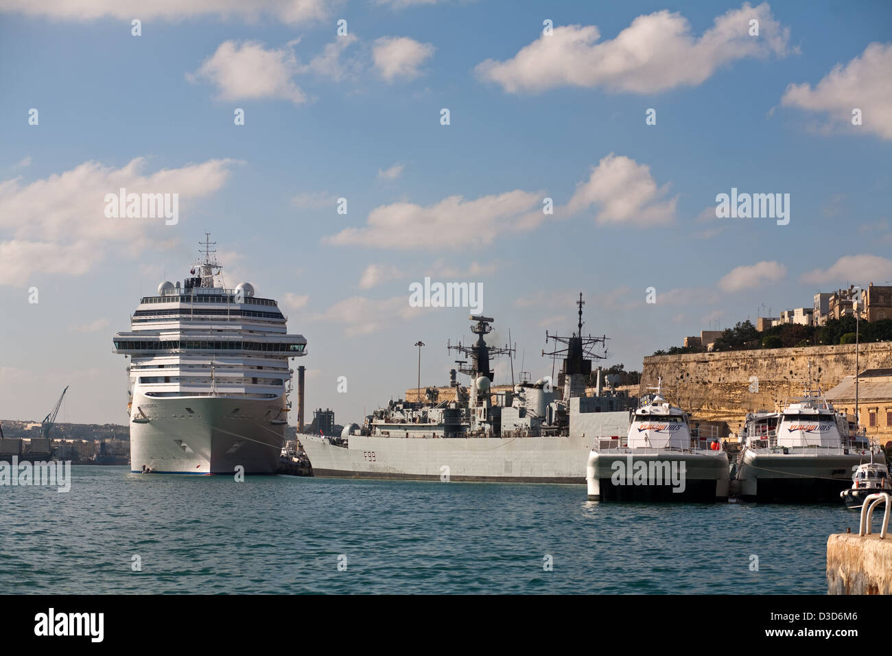 Valletta Malta The Cruise Ship Costa Pacifica In Port Stock Photo Alamy Valletta Malta The Cruise Ship Costa Pacifica In Port Stock Photo Alamy