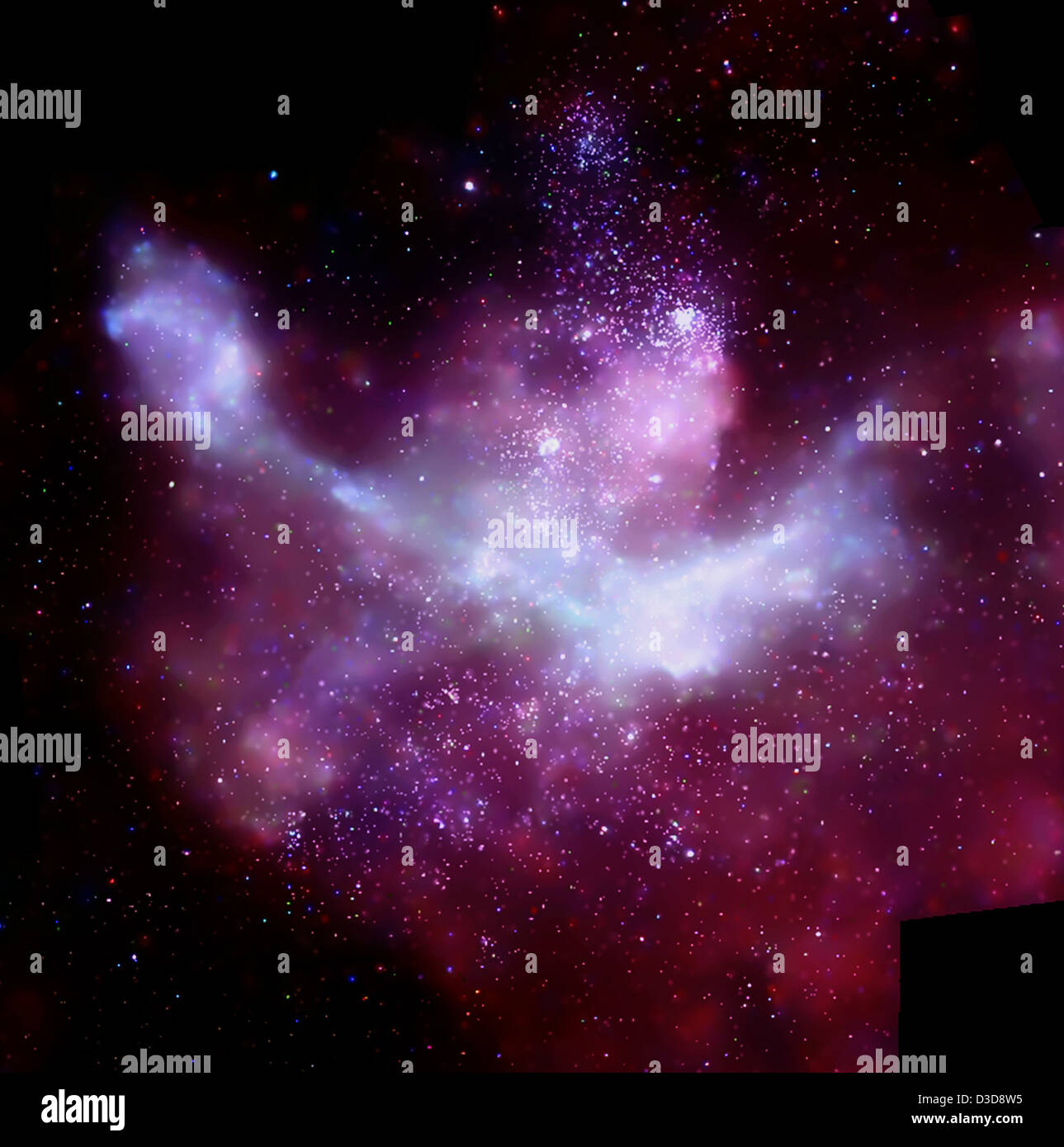 Carina Nebula: 14,000+ Stars (NASA, Chandra, 05/24/11) Stock Photo