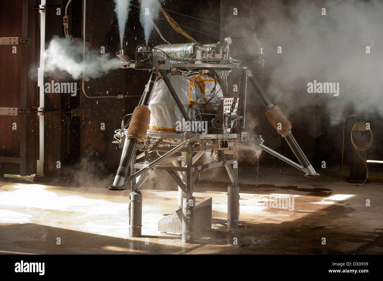 Robotic Lander Testing (NASA, Marshall, 03/03/11) Stock Photo