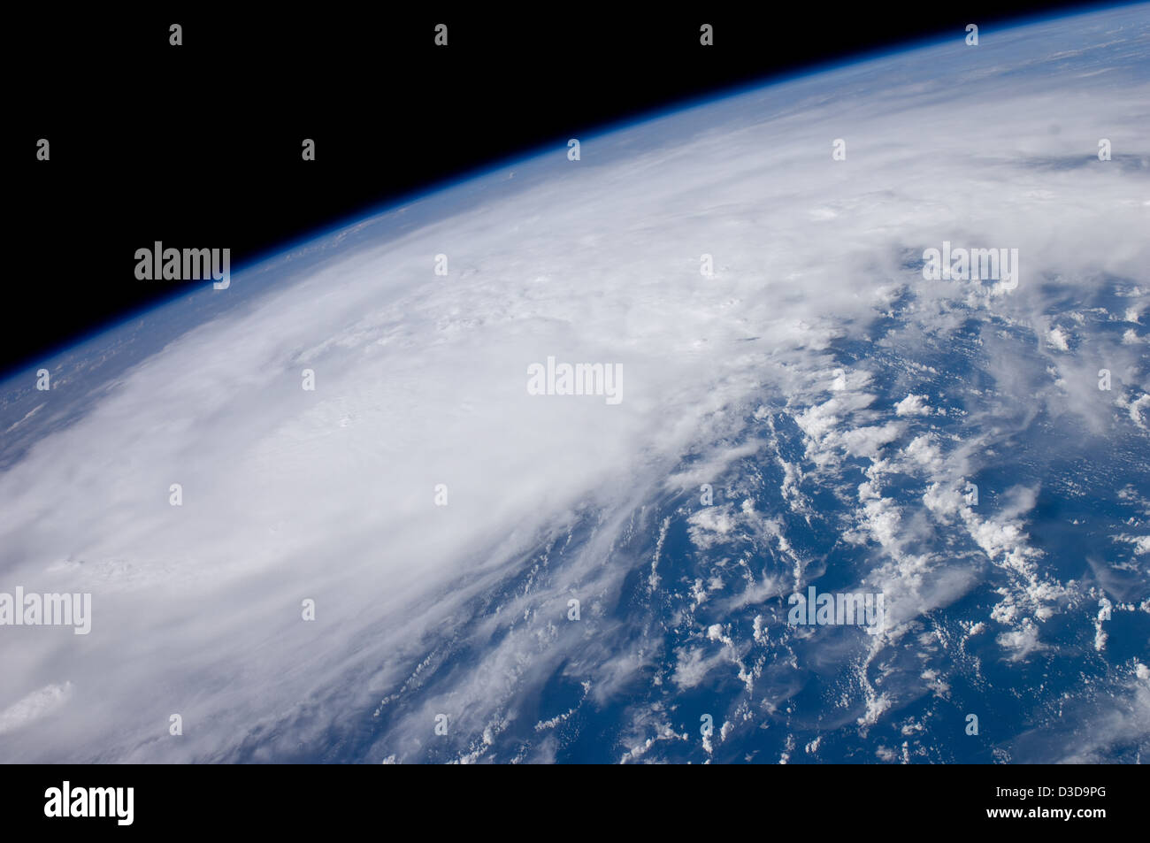 Hurricane Irene (NASA, International Space Station, 08/22/11) Stock Photo